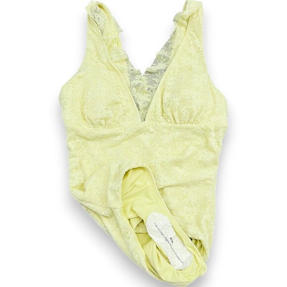 NWT! Andie Limeade The Nemale One Piece Floral Lace Size Small - Picture 4 of 8